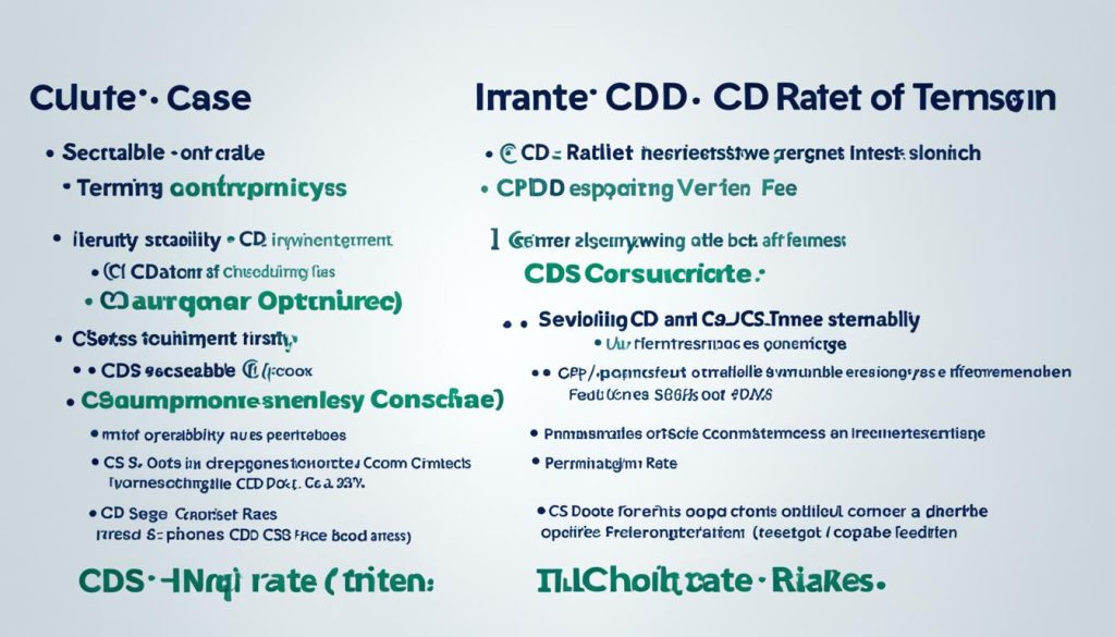 CD rates and terms