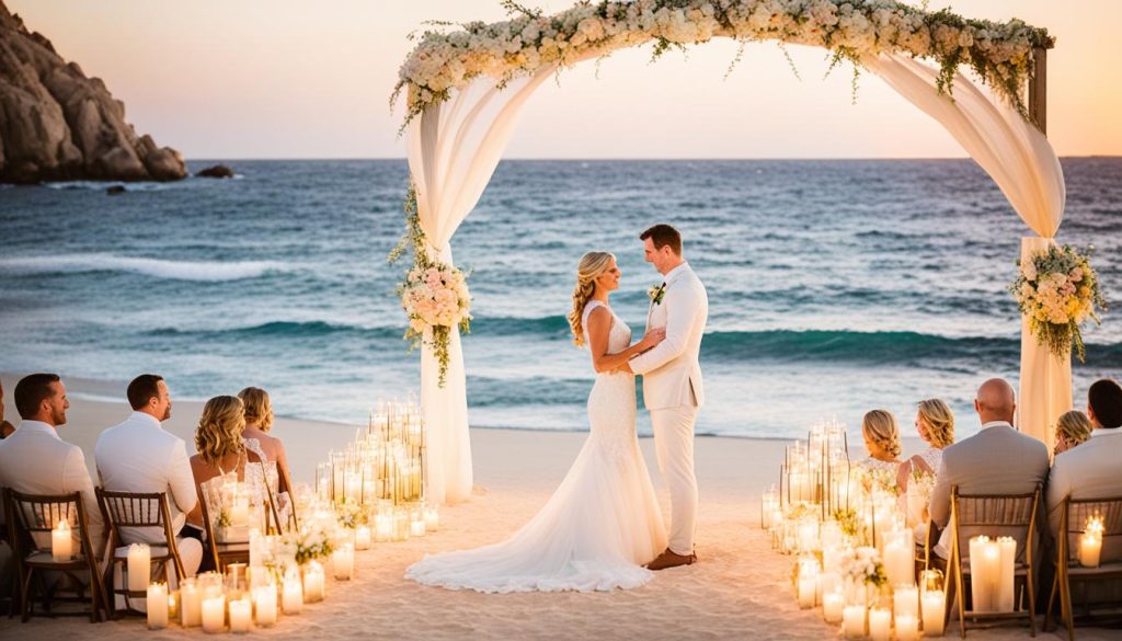 Cabo wedding decor and floral costs