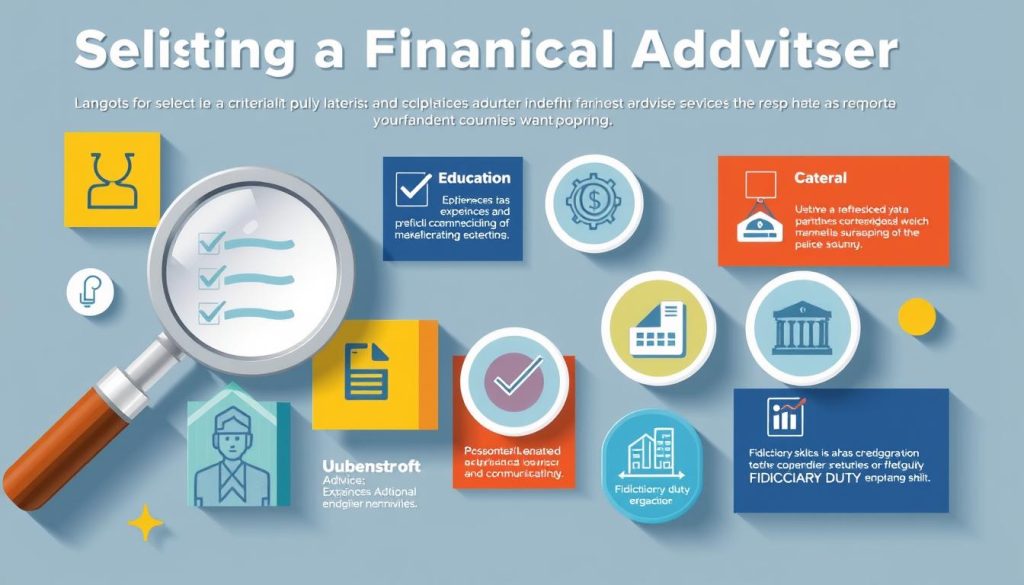 financial advisor criteria