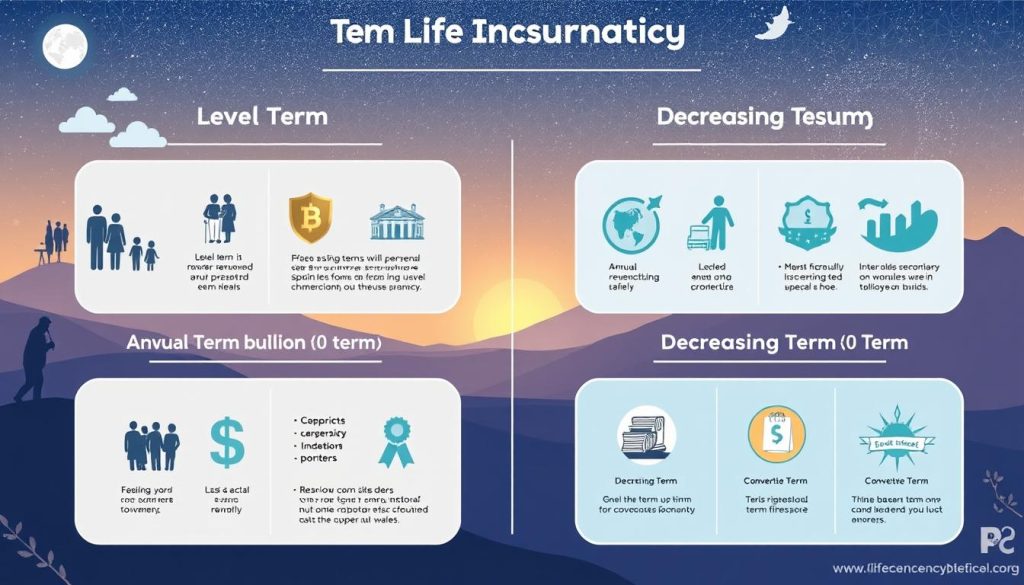 Term life insurance types